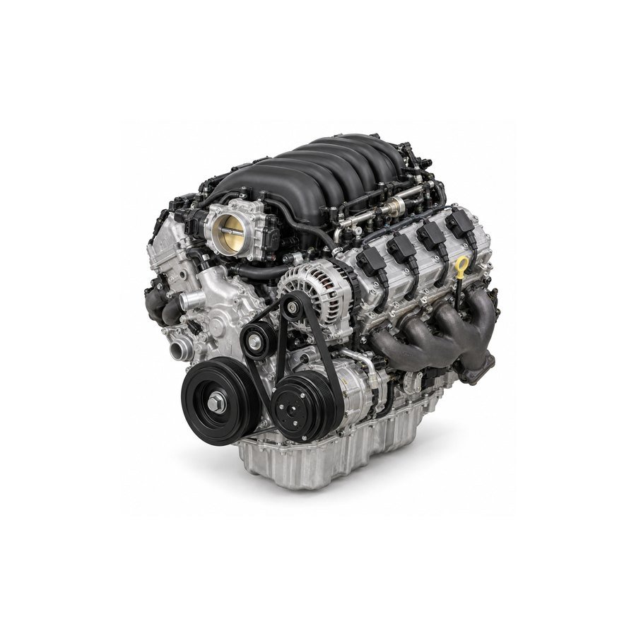Generated illustration of a GM L82 / L84 EcoTec3 5.3L truck V8 engine