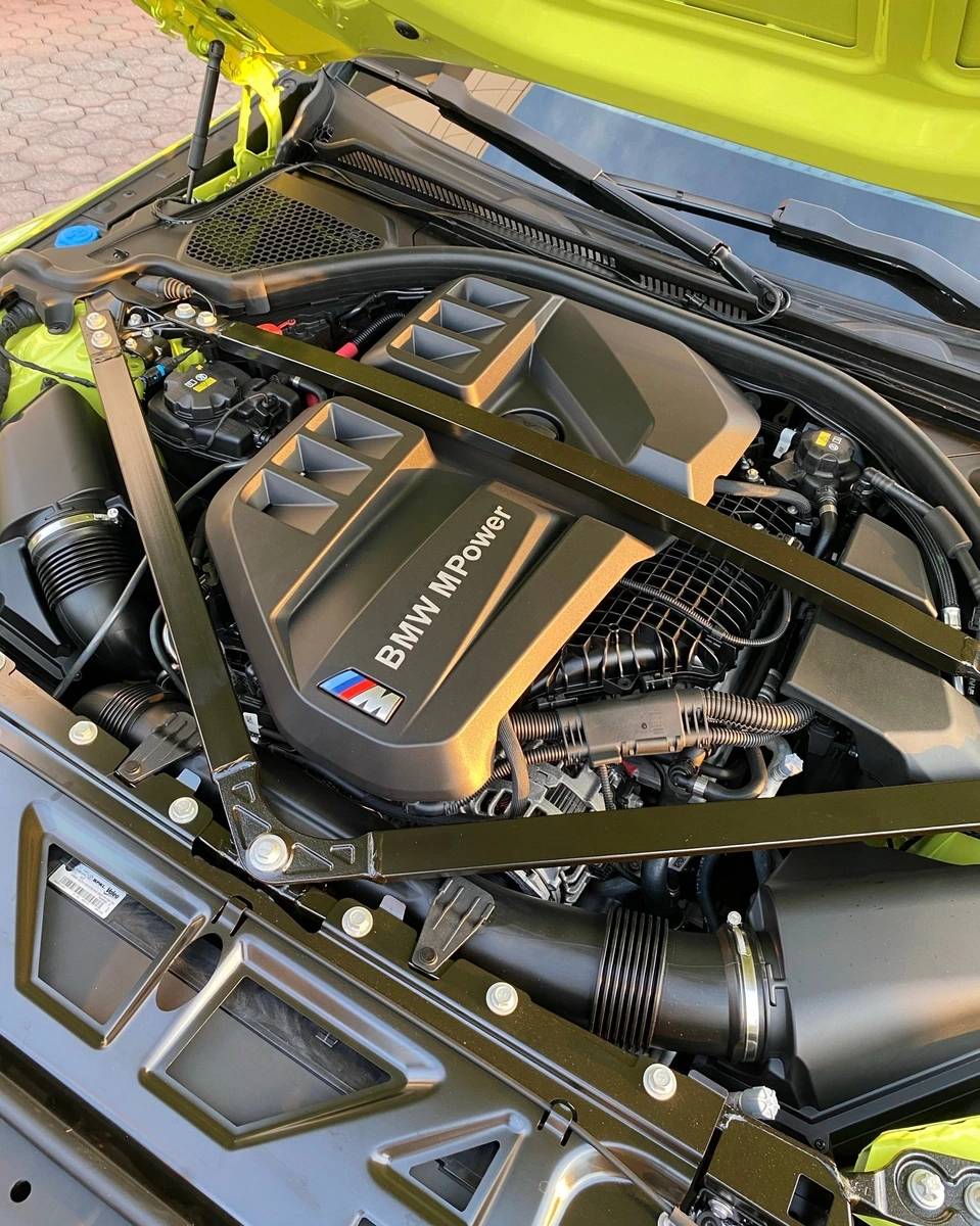 BMW S58 engine in a 2021 BMW M3 Competition