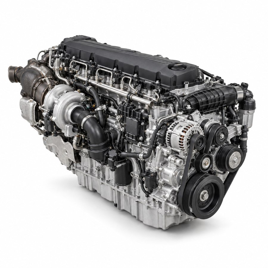 Generated illustration of the GM LM2 Duramax 3.0L Inline-Six engine.