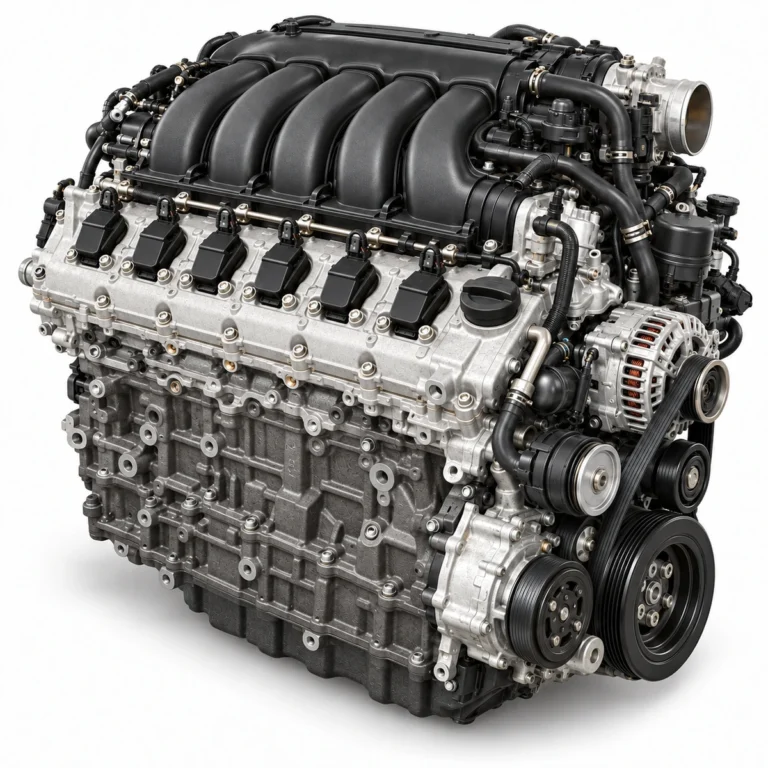 Generated illustration of an EA390 3.6 FSI VR6 petrol engine