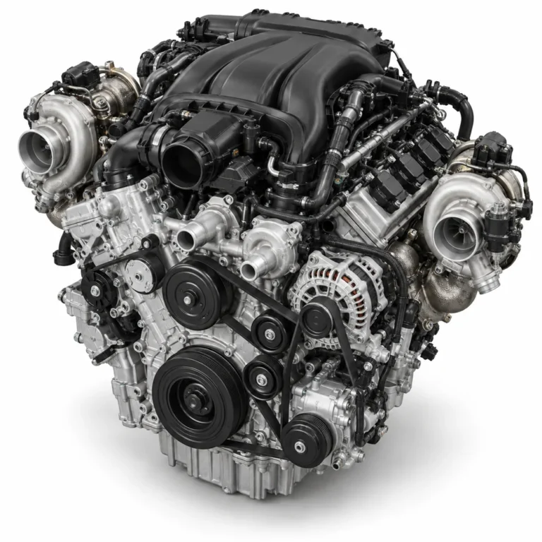 Generated illustration of the Ford 3.0L Nano V6 engine