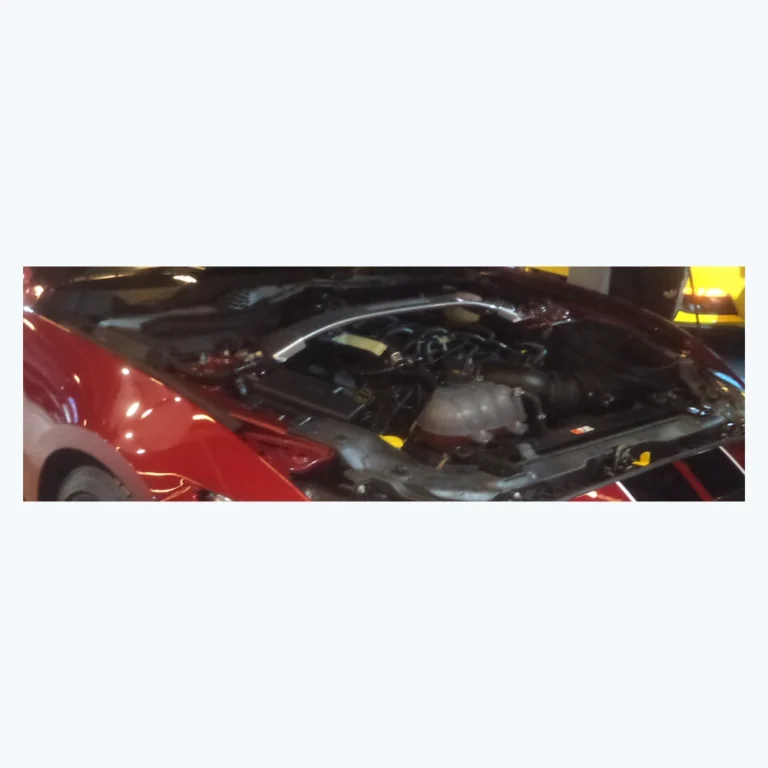 Ford Shelby GT350 5.2L Voodoo V8 engine bay.