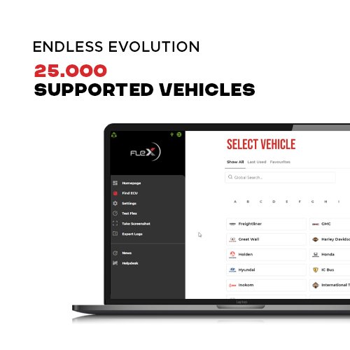 Flex supports 25,000 vehicles